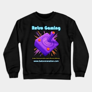 Retro Gamer Logo 25 Crewneck Sweatshirt